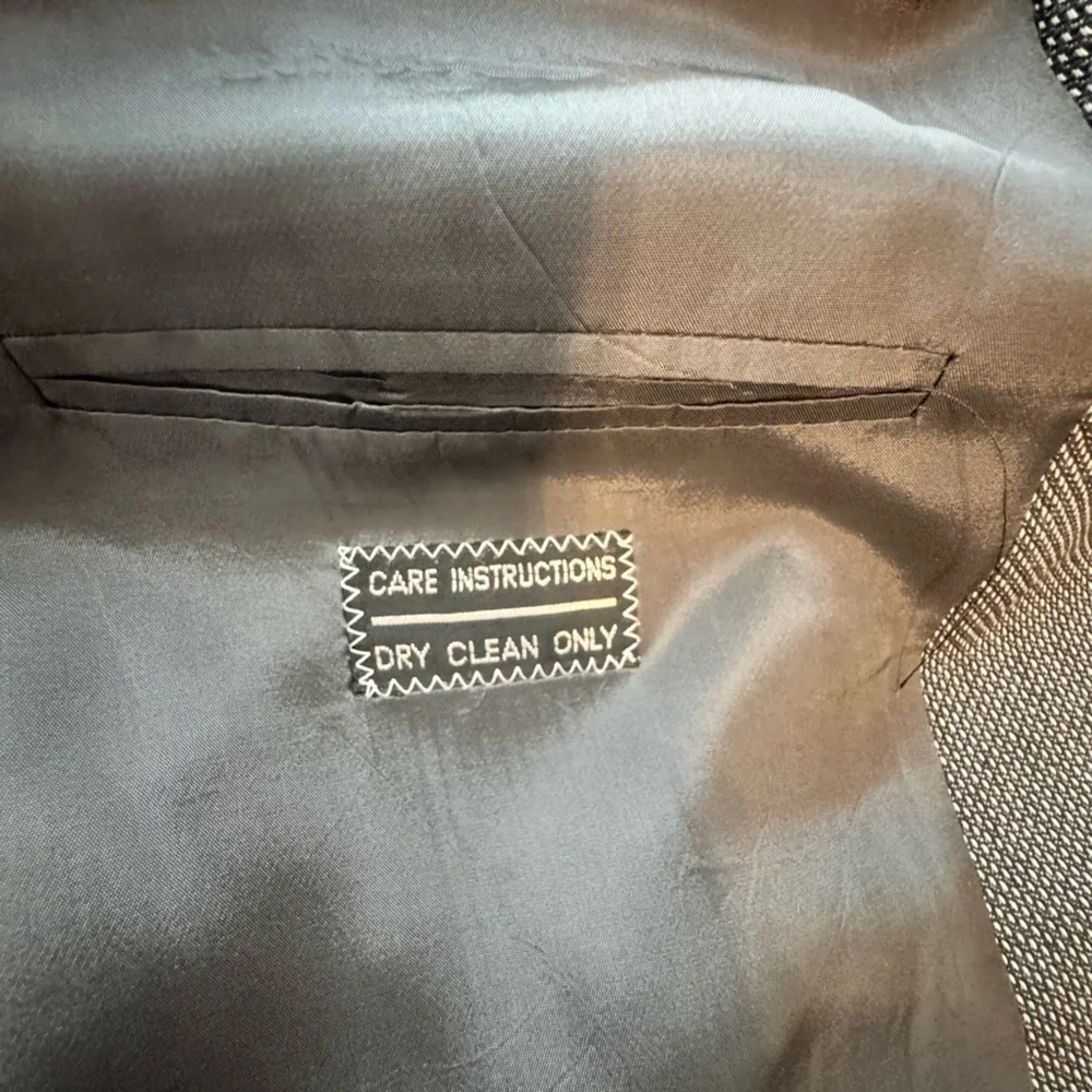 Giorgio Armani Collezioni Wool Blazer Neiman Marcus Gray Houndstooth
